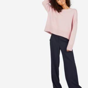 Everlane The Soft Cotton Square Crew Sweater